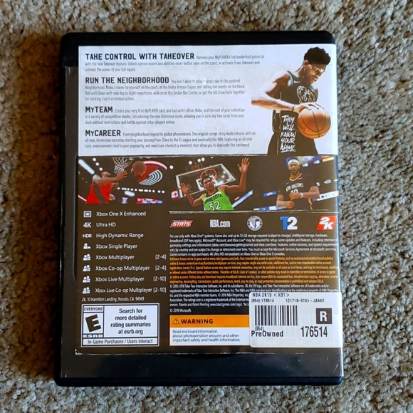 NBA 2K 19 Xbox One video game - Picture 3 of 4